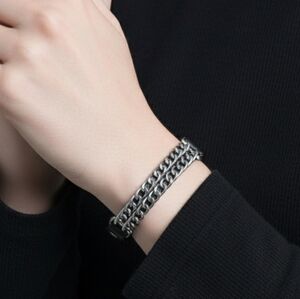 Silver Chain Link Bracelet